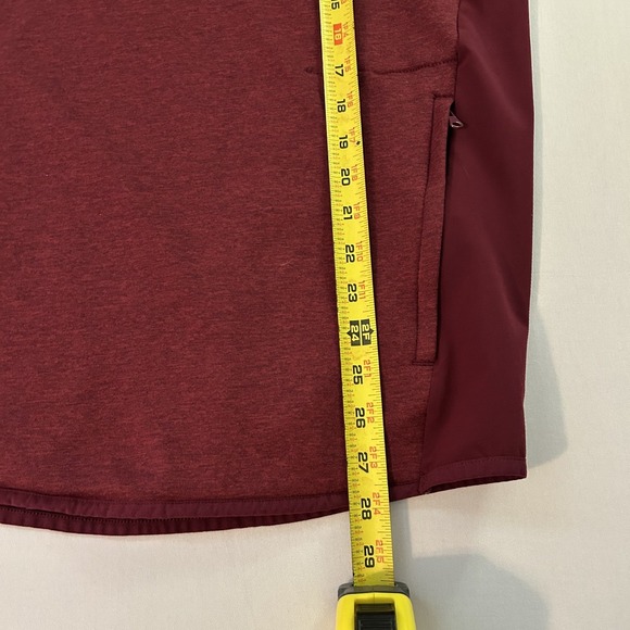 Under Armour Qualifier Sweatshirt Small Maroon Red ColdGear Outdoor Active LA - Picture 7 of 8